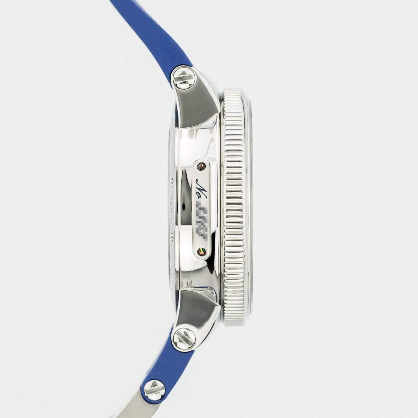 Ulysse Nardin Marine Chronograph 353-66 (2007) - Blue dial 41 mm Steel case (6/7)