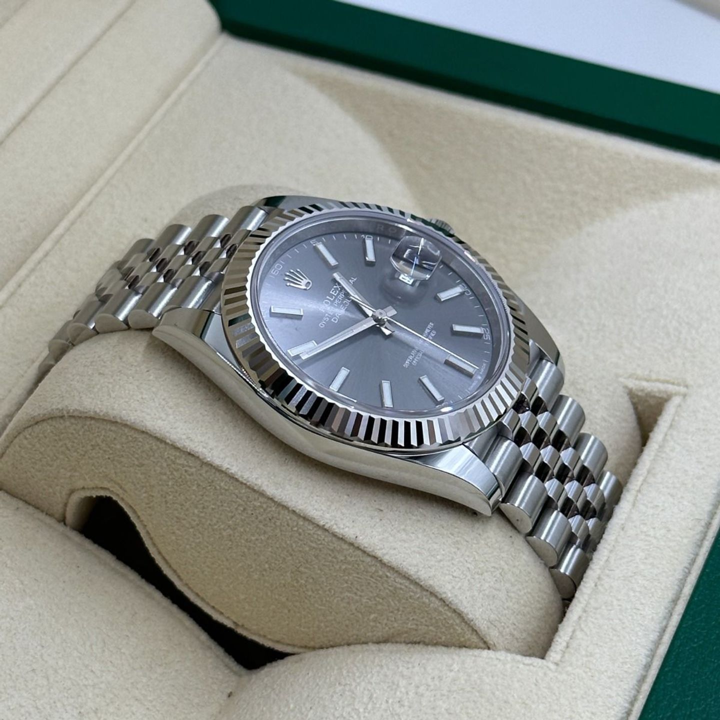 Rolex Datejust 41 126334 (2022) - Grijs wijzerplaat 41mm Staal (7/8)