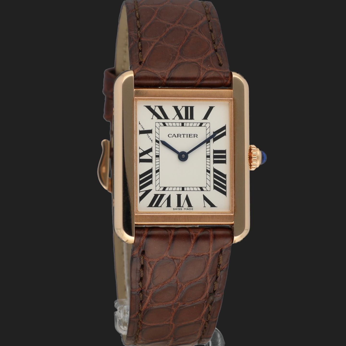 Cartier Tank Solo W5200024 (2020) - Silver dial 31 mm Rose Gold case (4/8)