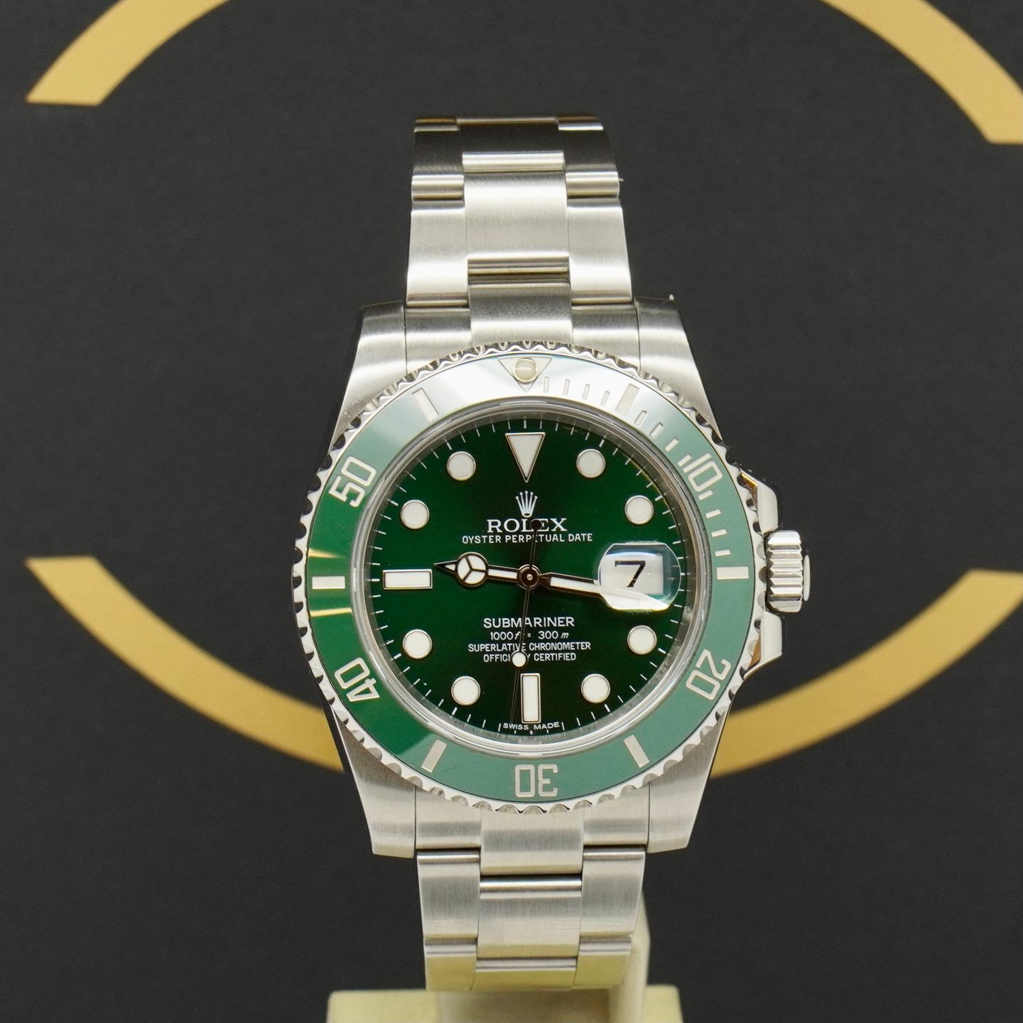 Rolex Submariner Date 116610LV (2020) - Groen wijzerplaat 40mm Staal (1/7)