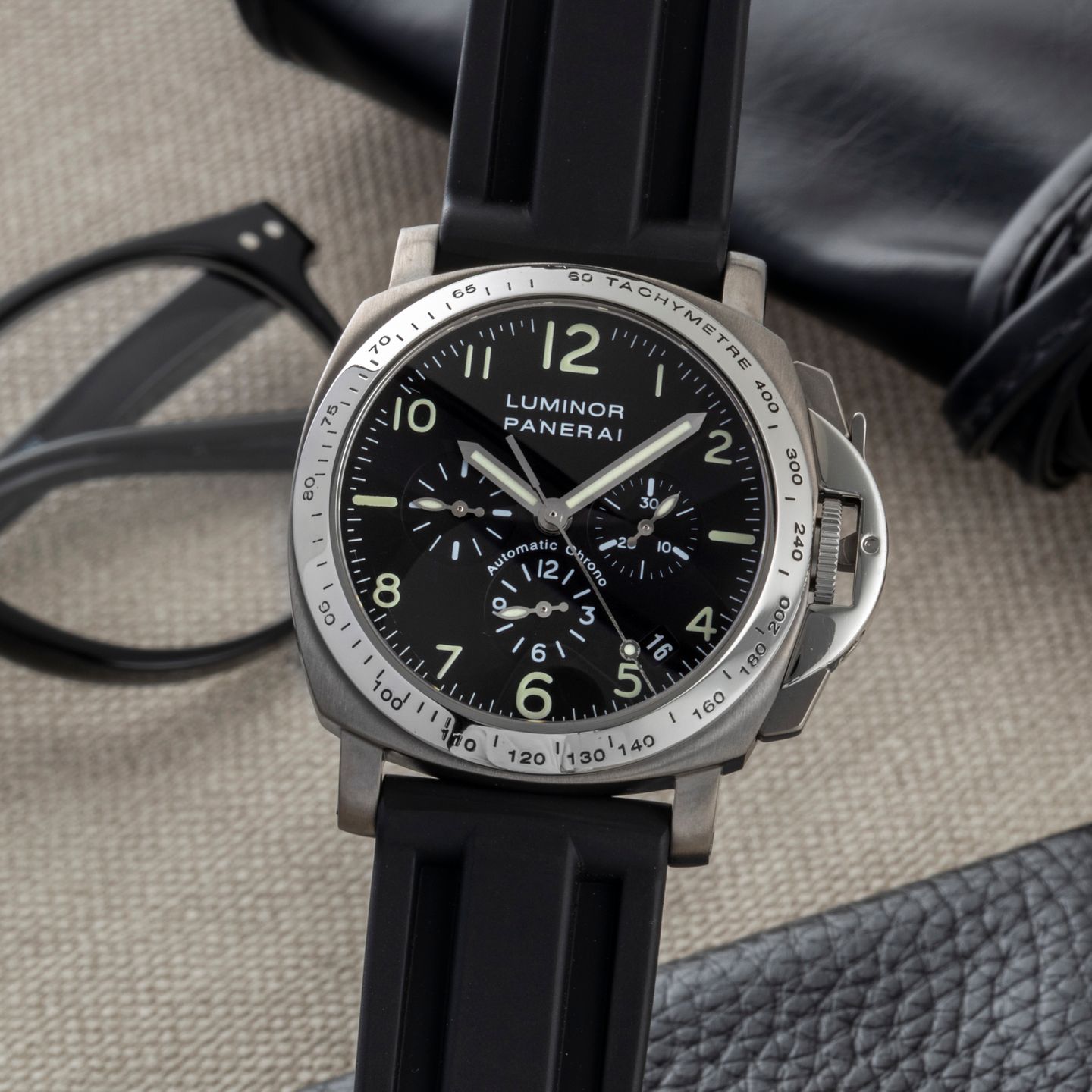 Panerai Luminor Chrono PAM00074 - (3/8)