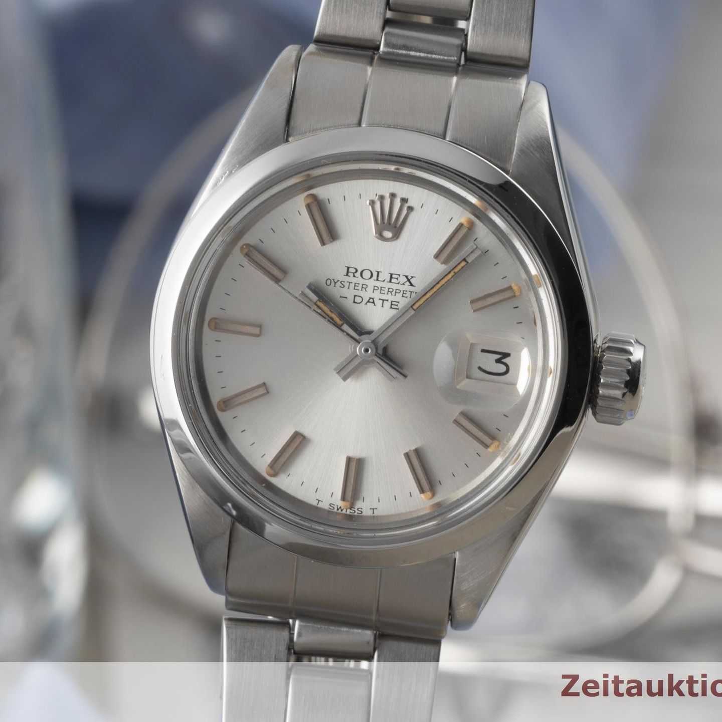 Rolex Lady-Datejust 6916 (1972) - Silver dial 26 mm Steel case (3/8)
