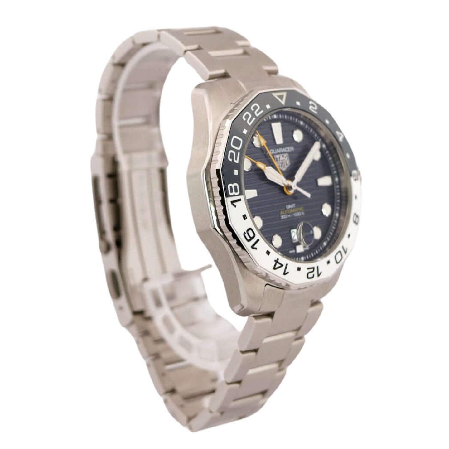 TAG Heuer Aquaracer 300M WBP2010.BA0632 (2023) - Blauw wijzerplaat 43mm Staal (3/8)