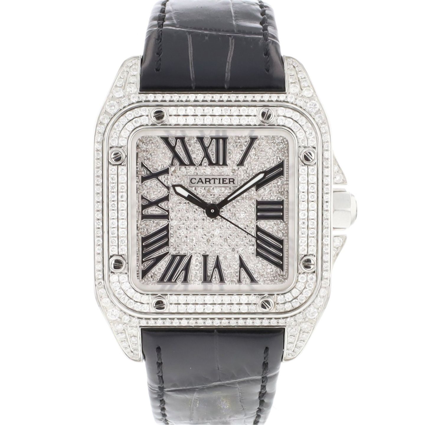 Cartier Santos 100 2878 (Onbekend (willekeurig serienummer)) - 33mm (1/5)