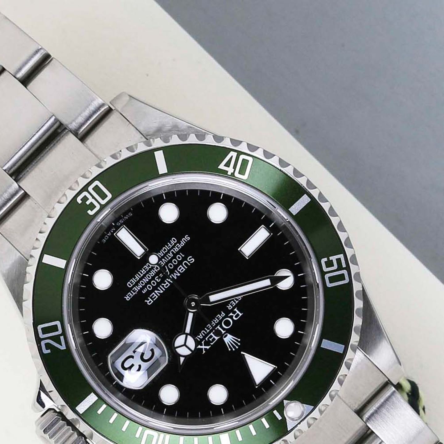 Rolex Submariner Date 16610LV (2006) - Black dial 40 mm Steel case (4/8)