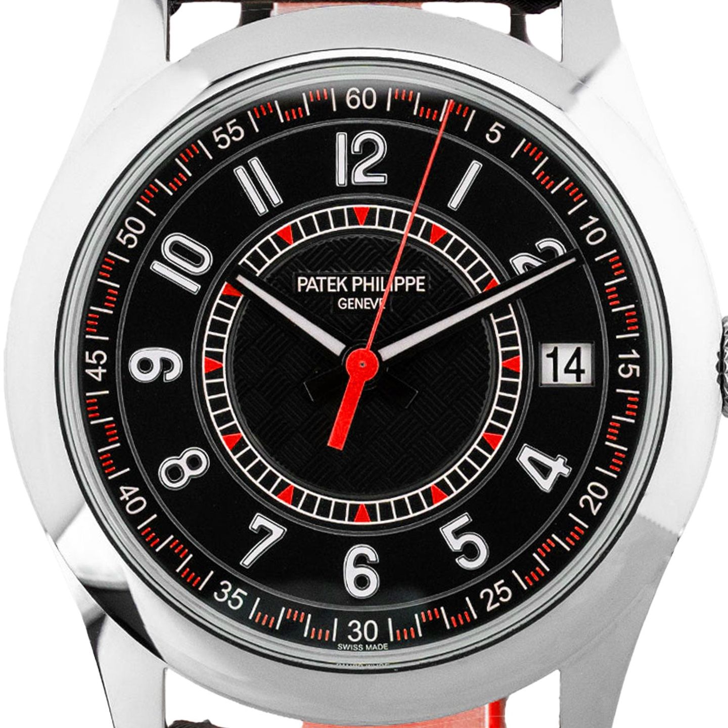 Patek Philippe Calatrava 6007G-010 (2023) - Zwart wijzerplaat 40mm Witgoud (2/4)