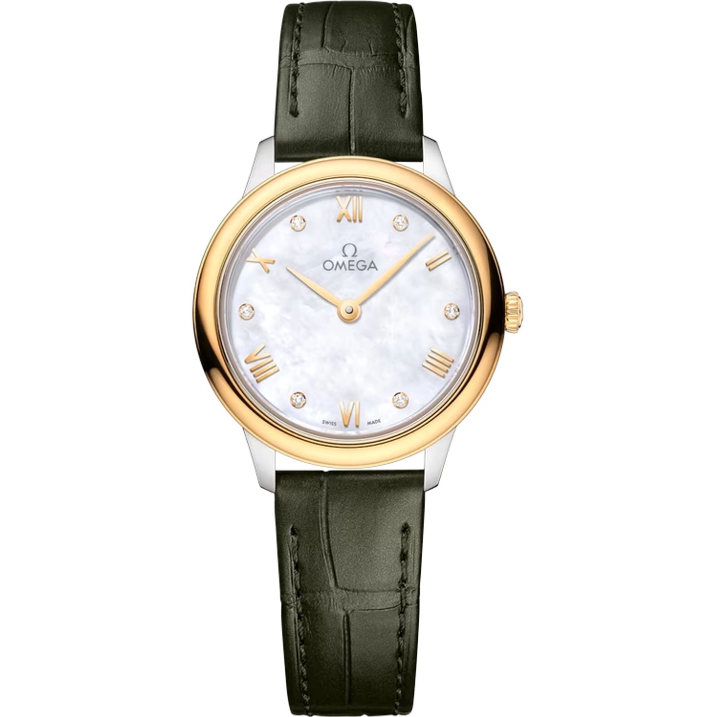 Omega De Ville 434.23.28.60.55.001 (2025) - White dial 28 mm Gold/Steel case (1/1)