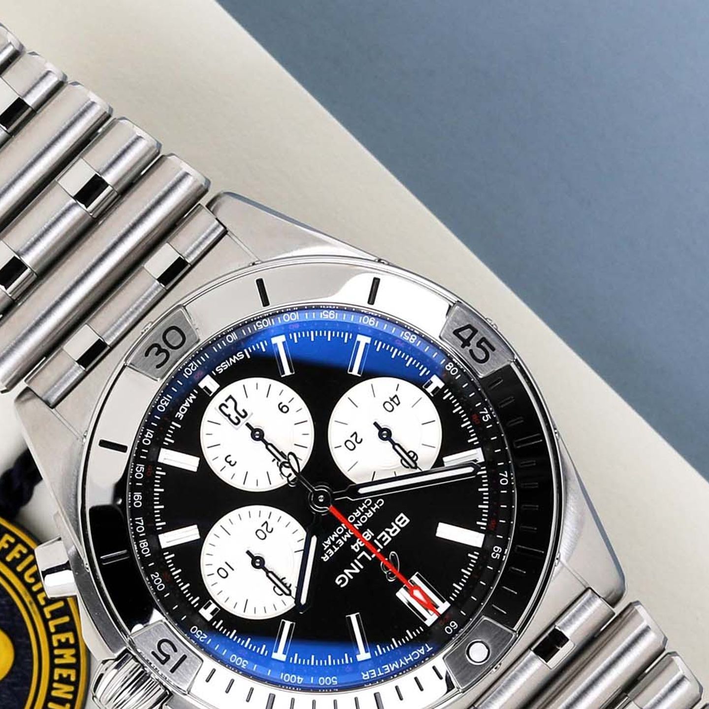 Breitling Chronomat 42 AB0134 (2023) - Zwart wijzerplaat 42mm Staal (4/8)