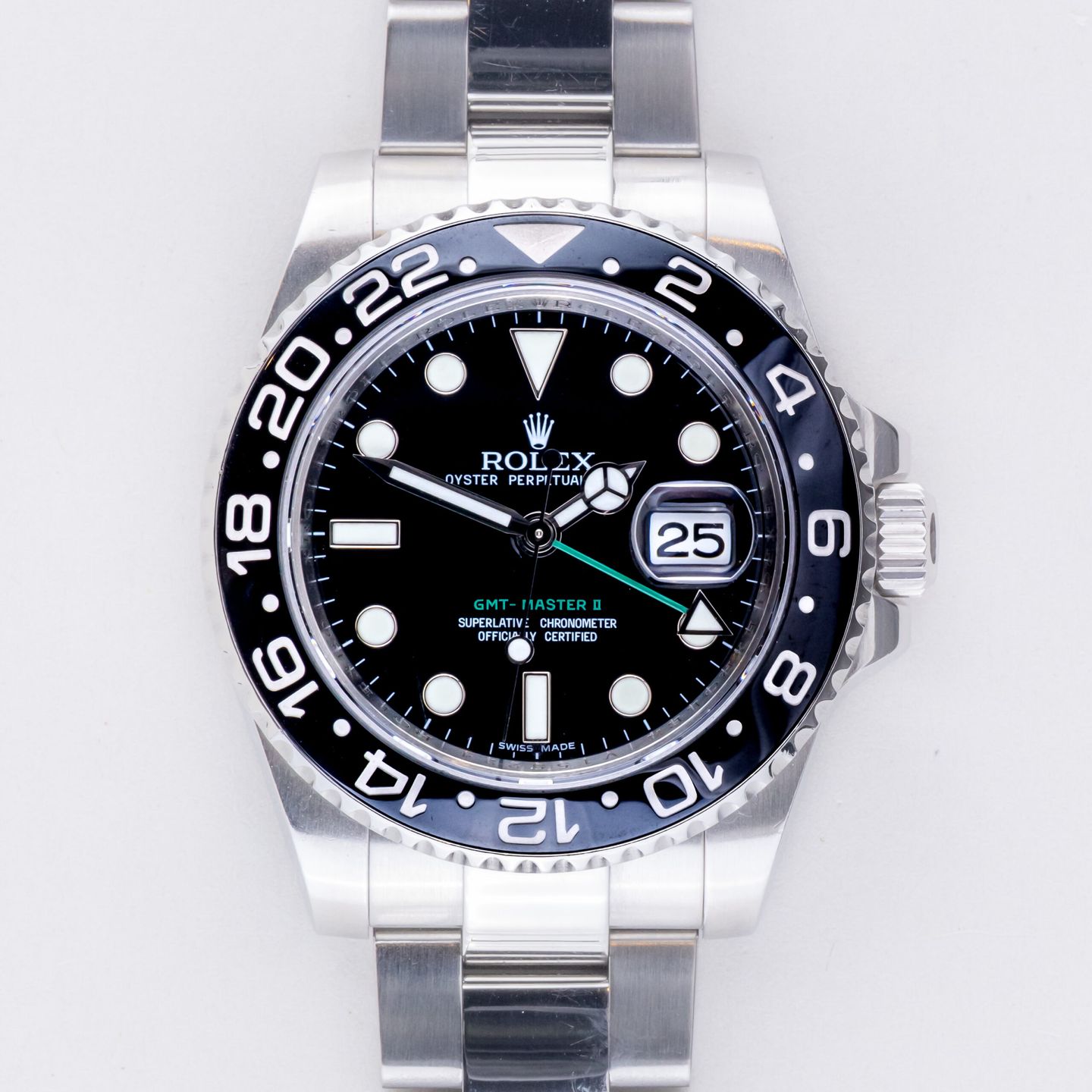 Rolex GMT-Master II 116710LN (2009) - Zwart wijzerplaat 40mm Staal (3/8)