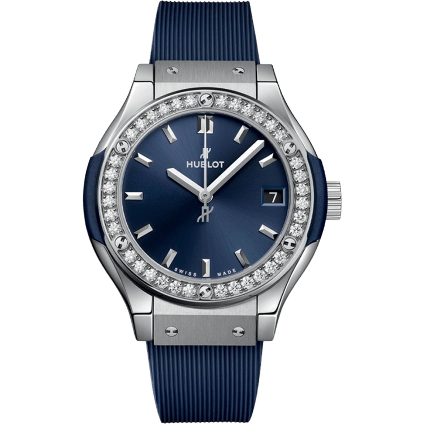 Hublot Classic Fusion 581.NX.7170.RX.1104 (2025) - Blue dial 33 mm Titanium case (1/1)