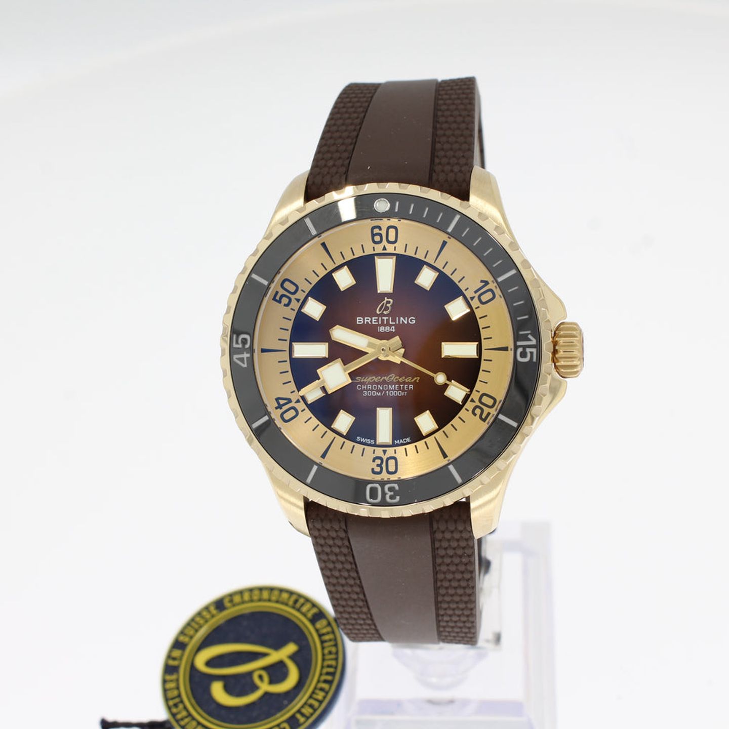 Breitling Superocean 44 N17376201Q1S1 (2024) - Bruin wijzerplaat 44mm Brons (1/4)