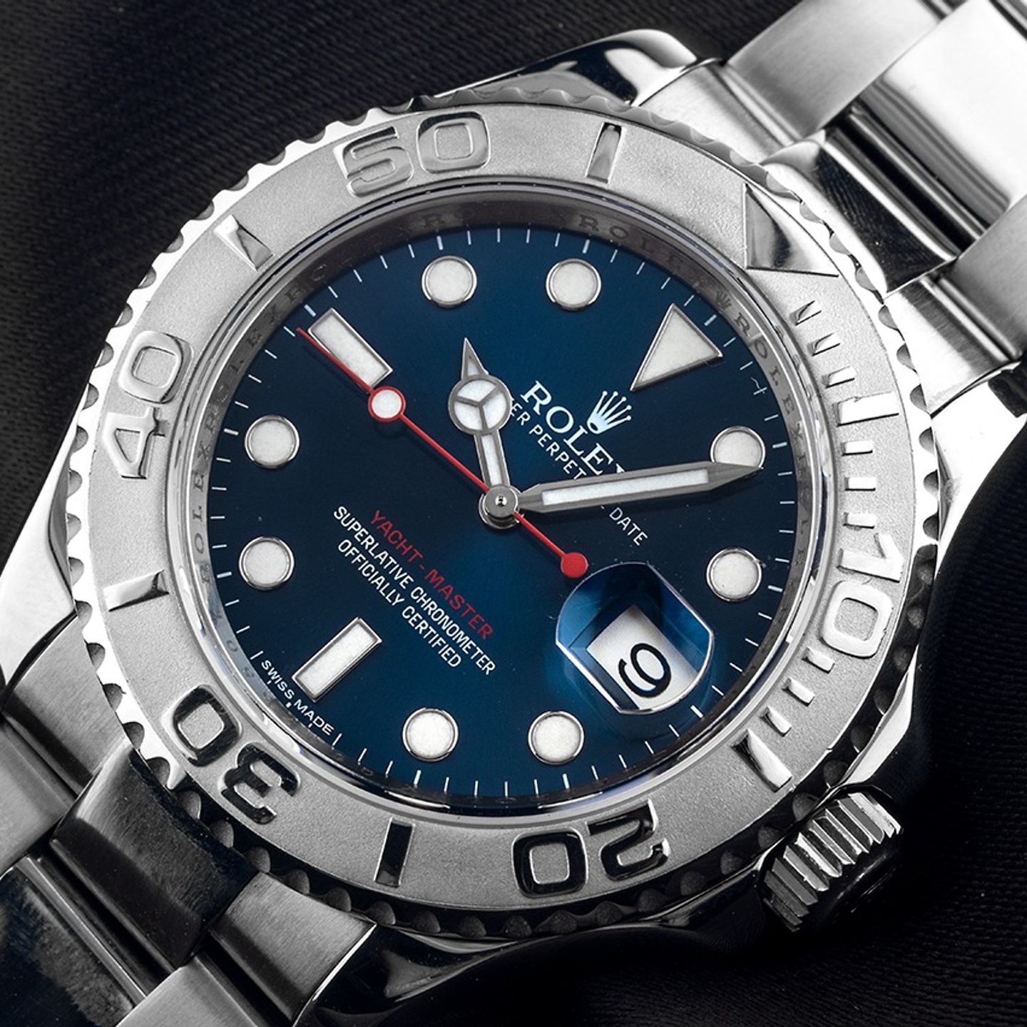 Rolex Yacht-Master 40 116622 (2013) - Blue dial 40 mm Steel case (3/7)