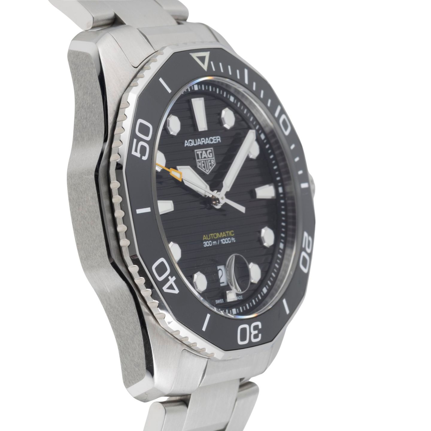 TAG Heuer Aquaracer 300M WBP201A.BA0632 (Unknown (random serial)) - Black dial 43 mm Steel case (7/8)