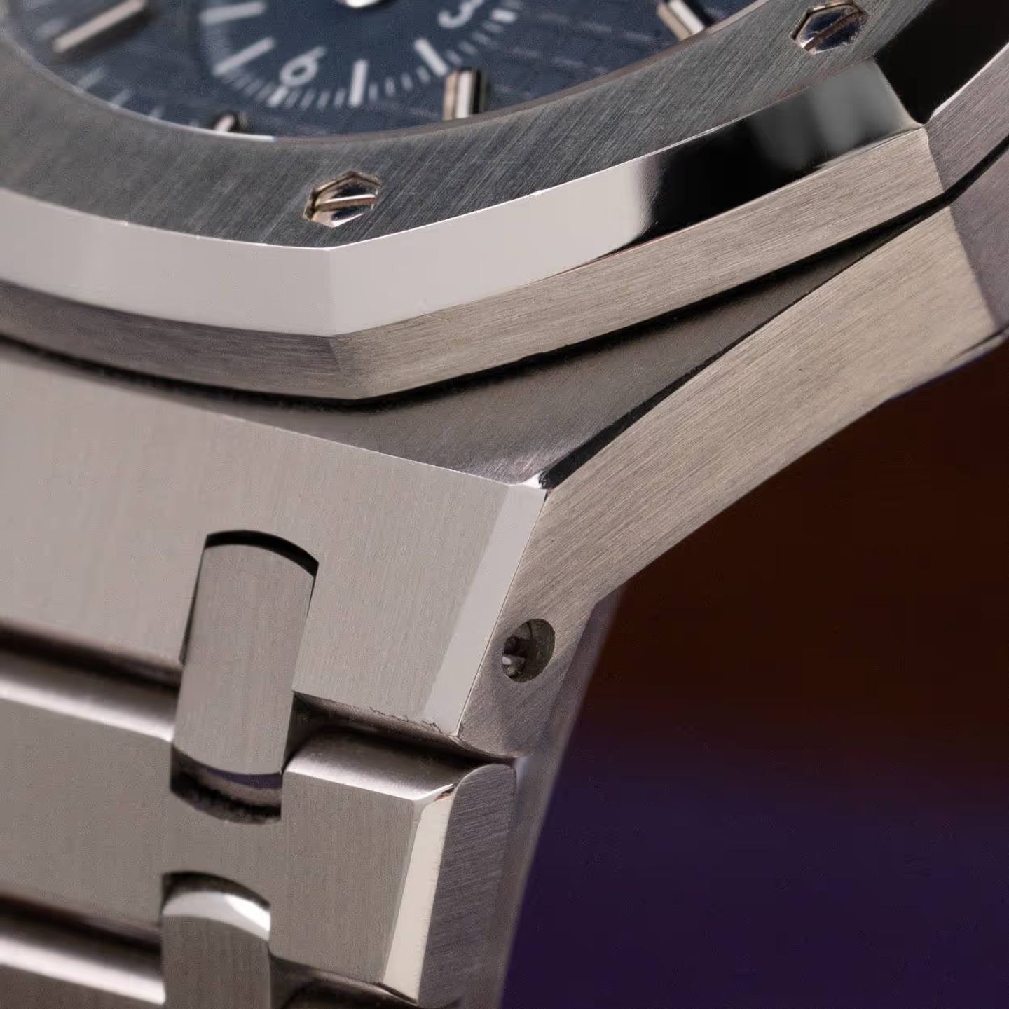 Audemars Piguet Royal Oak Dual Time 26120ST.OO.1220ST.02 (Unknown (random serial)) - Blue dial 39 mm Steel case (3/4)
