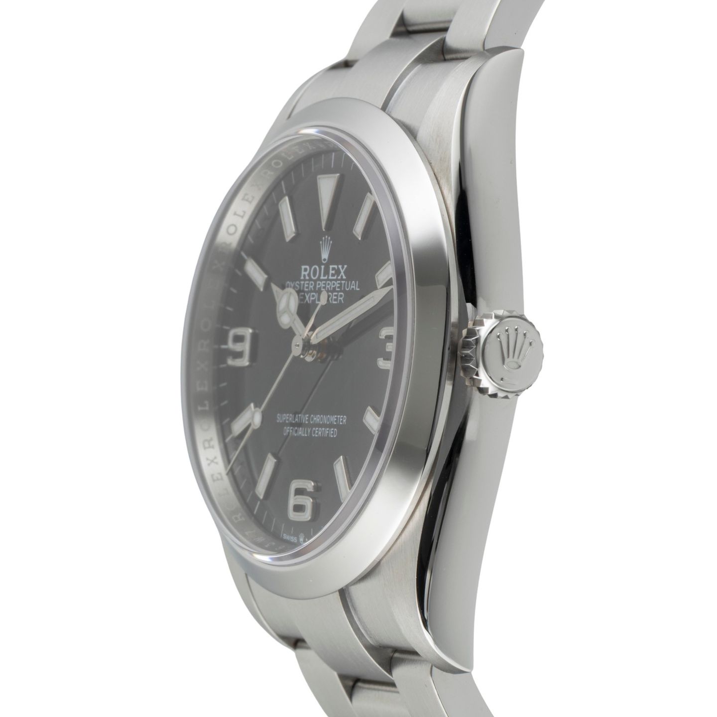 Rolex Explorer 124270 (2021) - Black dial 36 mm Steel case (6/8)