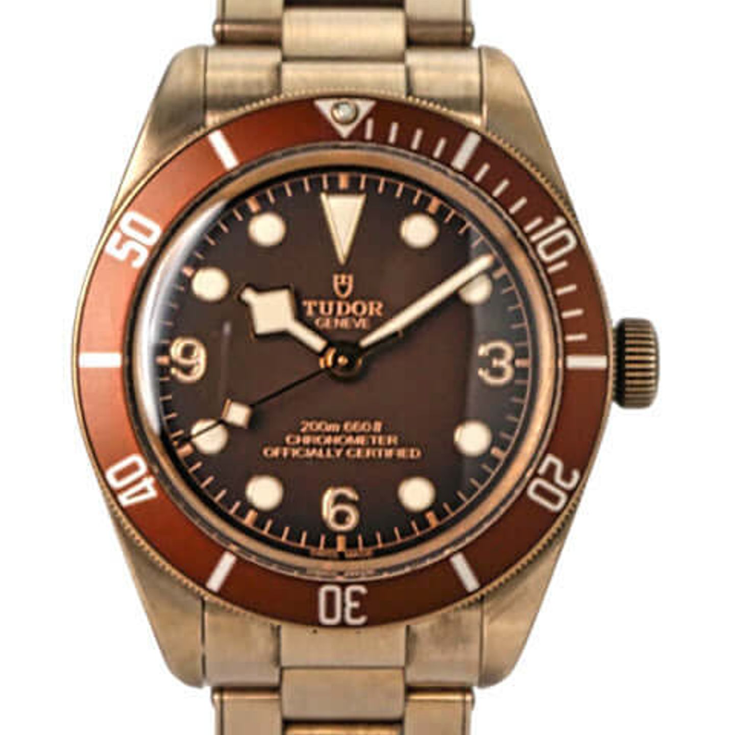 Tudor Black Bay Bronze 79012M (2021) - Bruin wijzerplaat 39mm Brons (1/8)