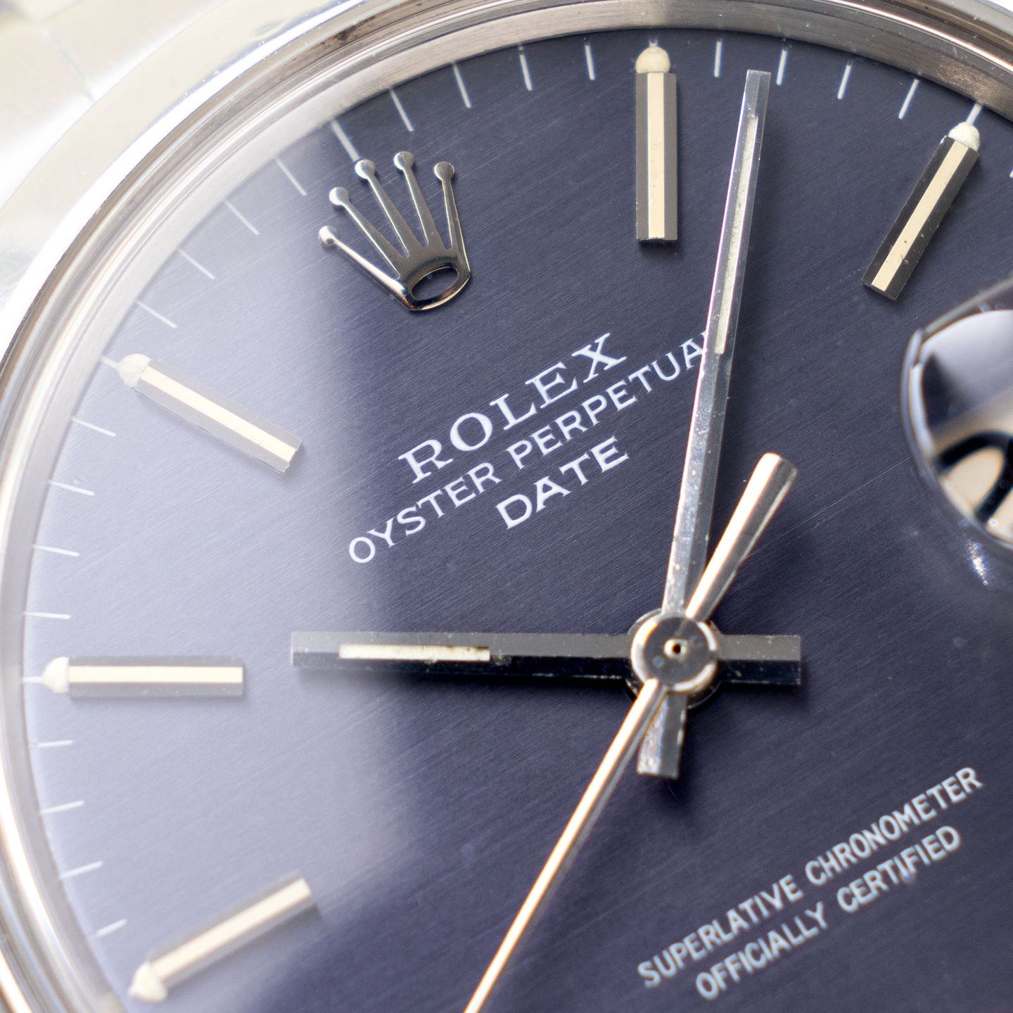 Rolex Oyster Perpetual Date 1500 (1967) - Blauw wijzerplaat 34mm Staal (1/7)