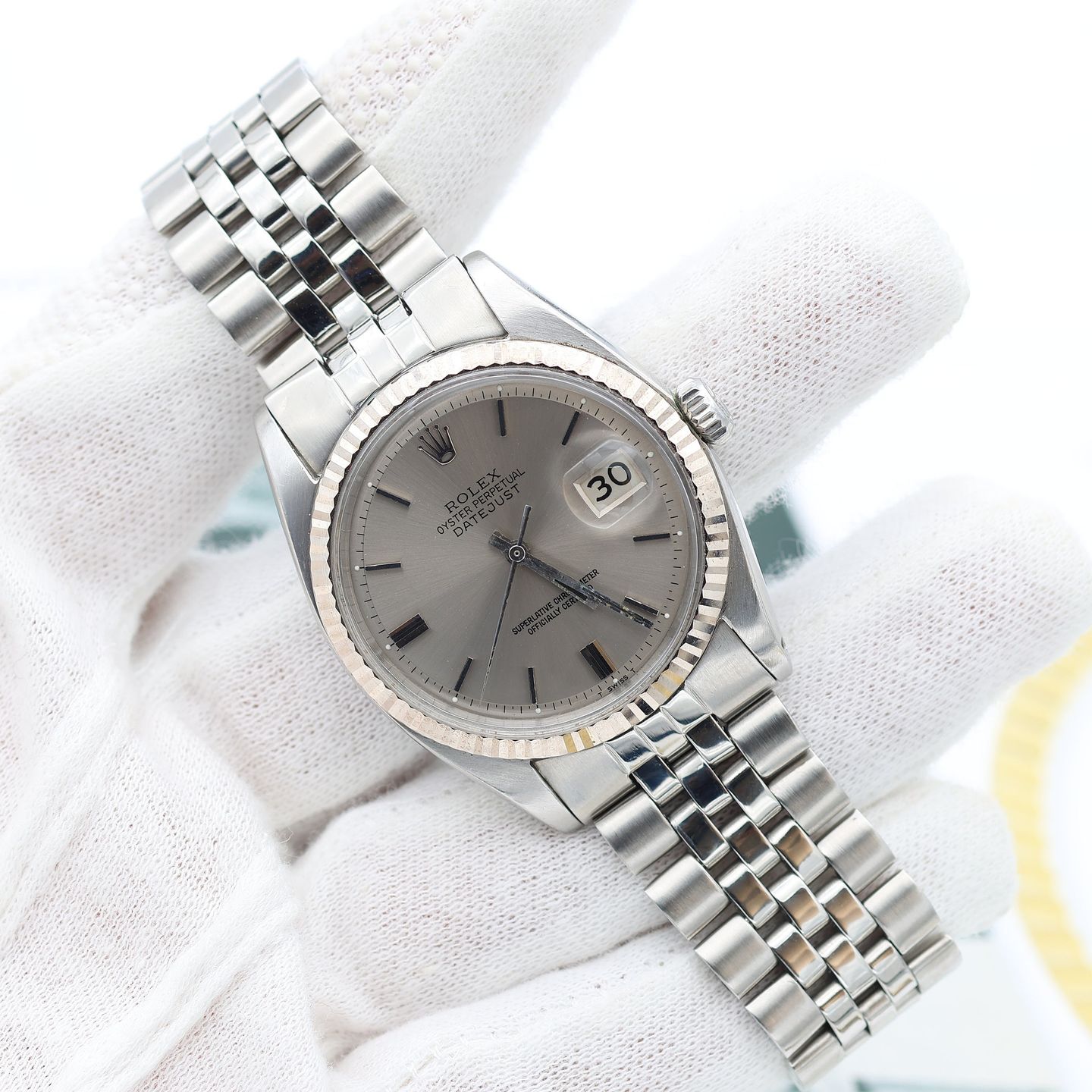 Rolex Datejust 1601 (Unknown (random serial)) - 36 mm Steel case (1/8)