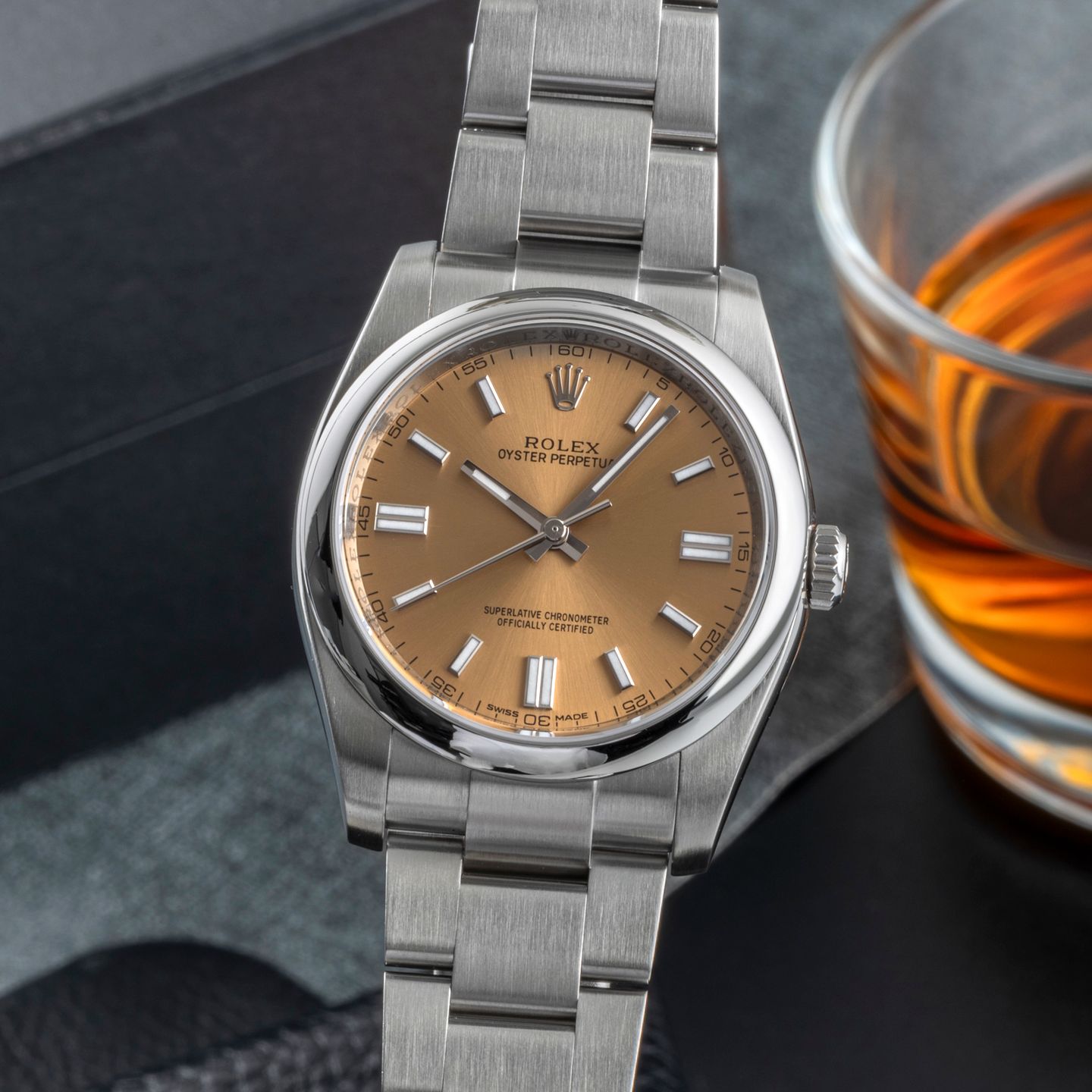 Rolex Oyster Perpetual 36 116000 (Onbekend (willekeurig serienummer)) - Brons wijzerplaat 36mm Staal (3/8)