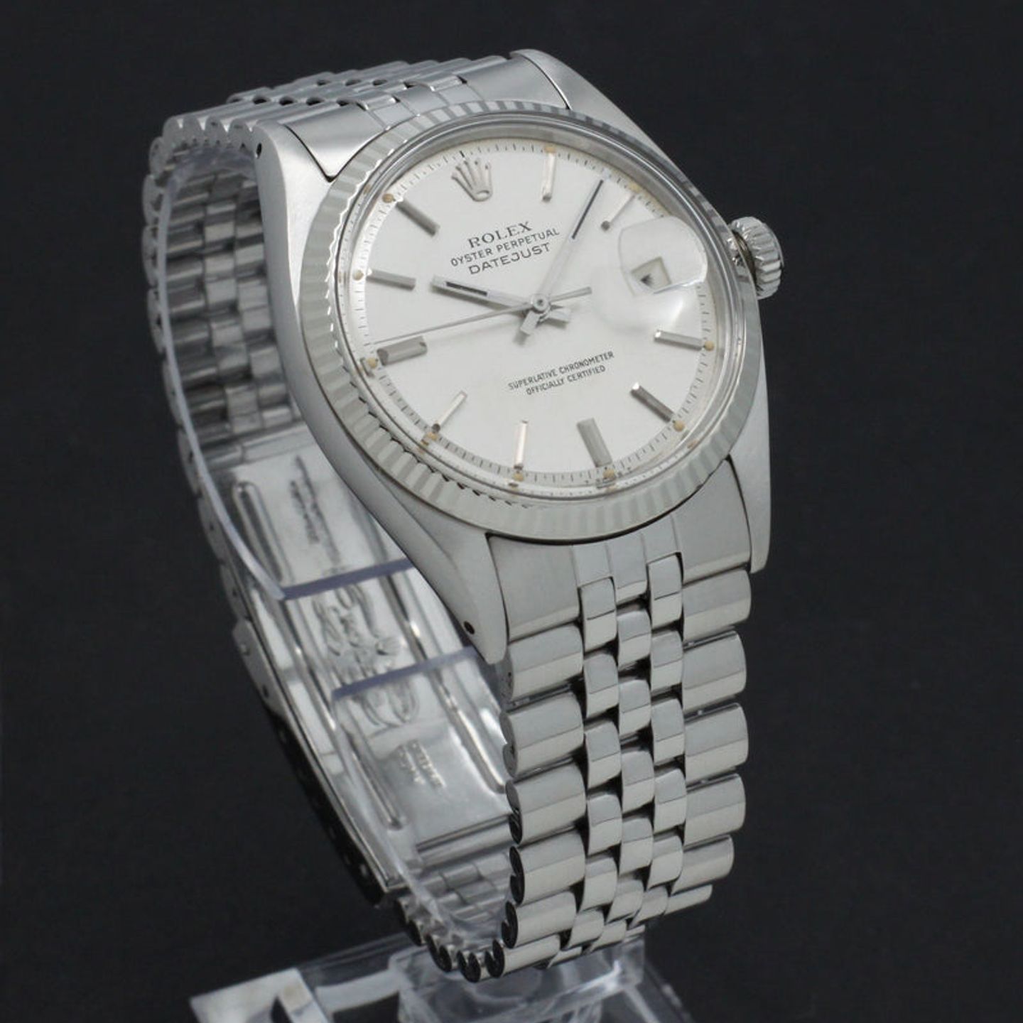 Rolex Datejust 1601 (1973) - Zilver wijzerplaat 36mm Staal (3/7)