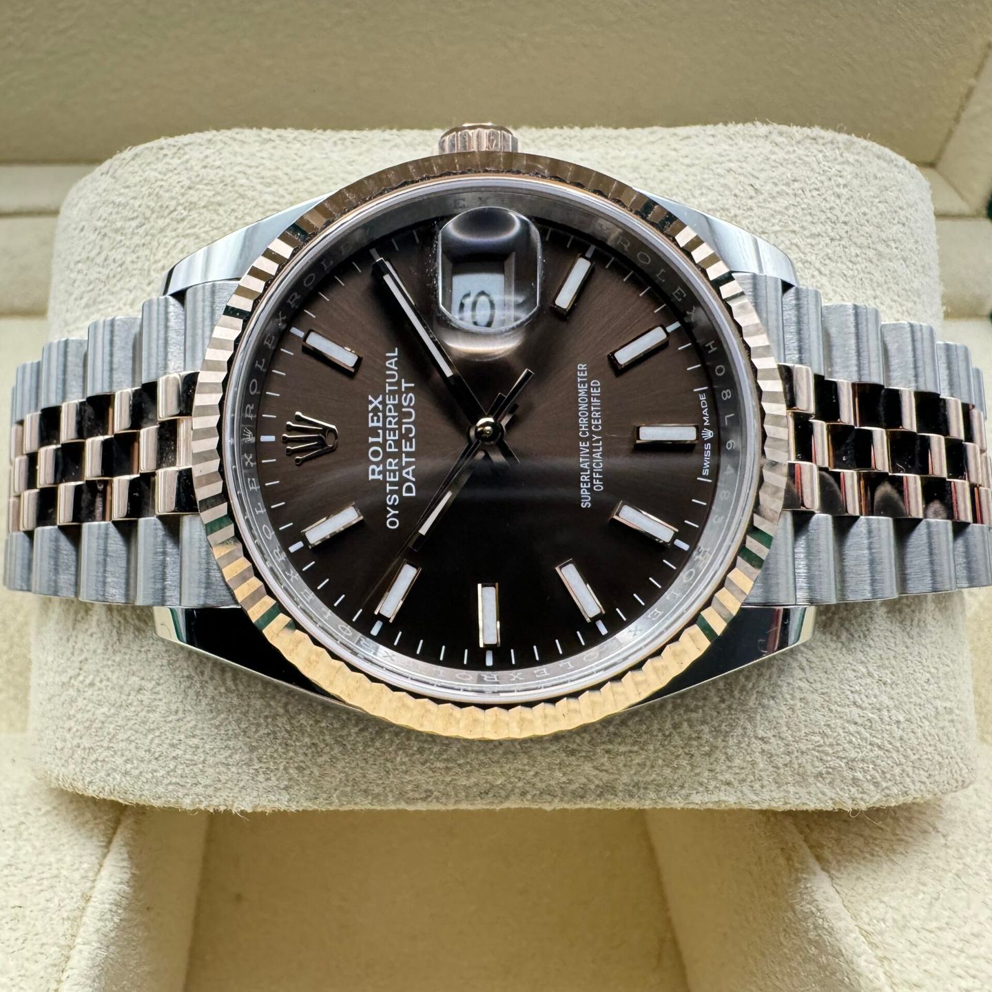 Rolex Datejust 36 126231 (2022) - 36mm Goud/Staal (4/8)