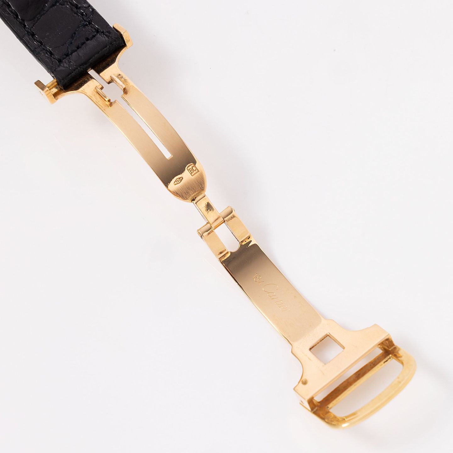 Cartier Vendome 17003 (Onbekend (willekeurig serienummer)) - Wit wijzerplaat 33mm Geelgoud (8/8)