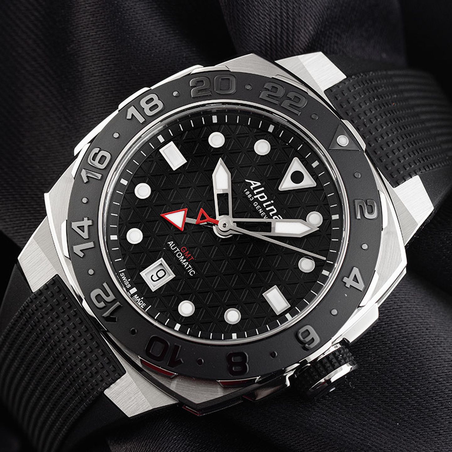 Alpina Seastrong AL-560B3VE6 (Unknown (random serial)) - Black dial Unknown Steel case (3/7)