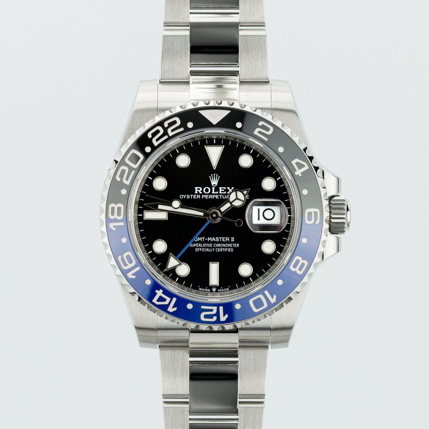 Rolex GMT-Master II 126710BLNR (2023) - Zwart wijzerplaat 40mm Staal (1/8)