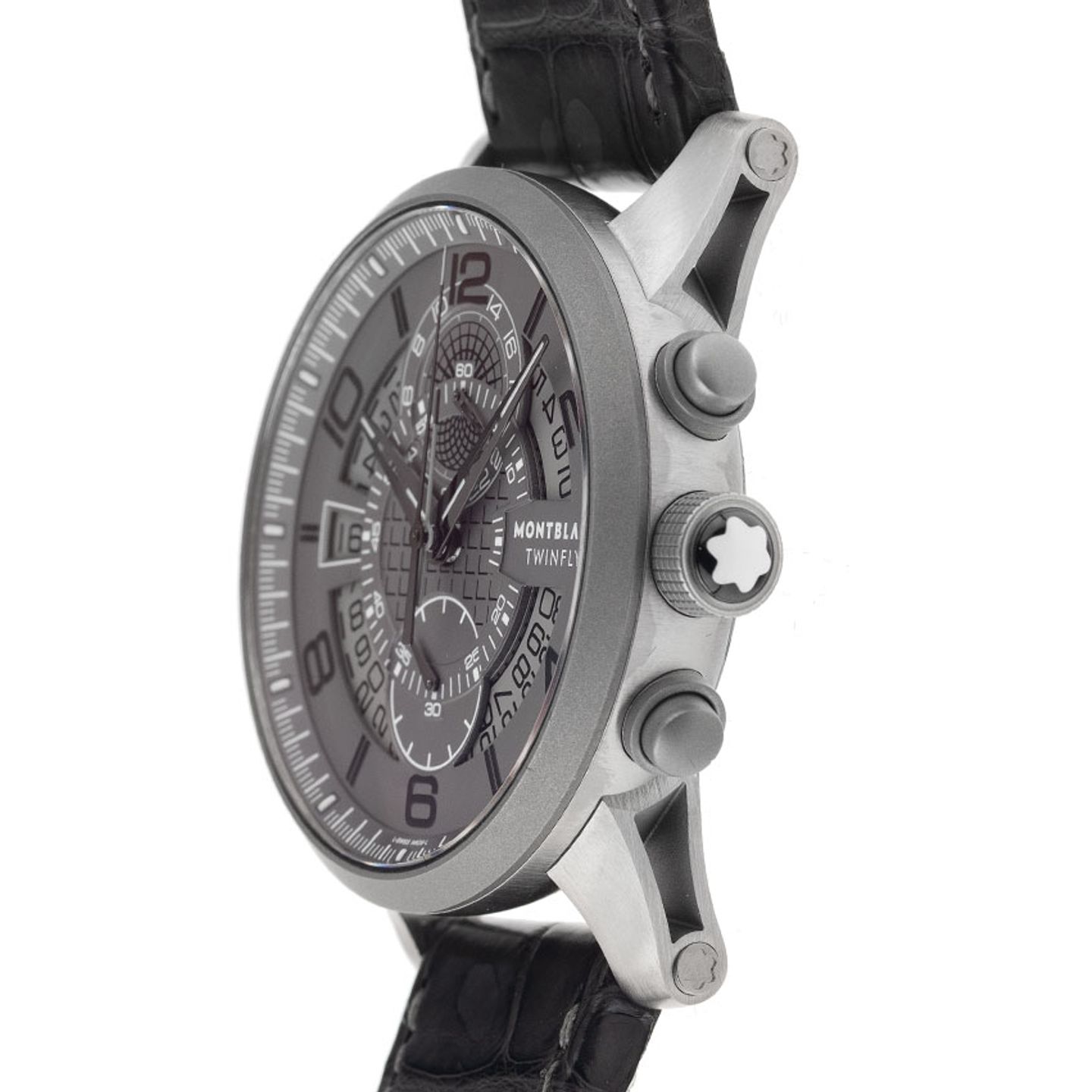 Montblanc Timewalker 107338 (Unknown (random serial)) - Grey dial 44 mm Titanium case (3/7)