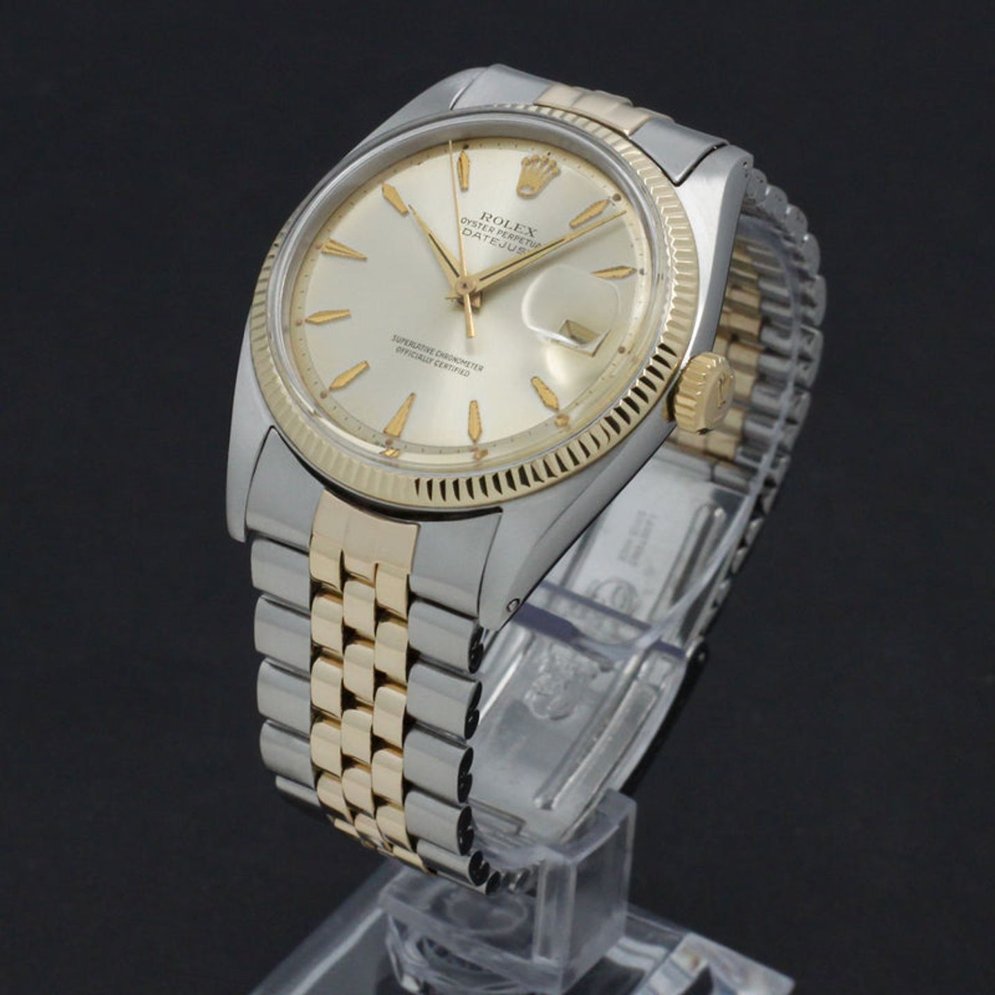 Rolex Datejust 1601 (1961) - Goud wijzerplaat 36mm Goud/Staal (6/7)