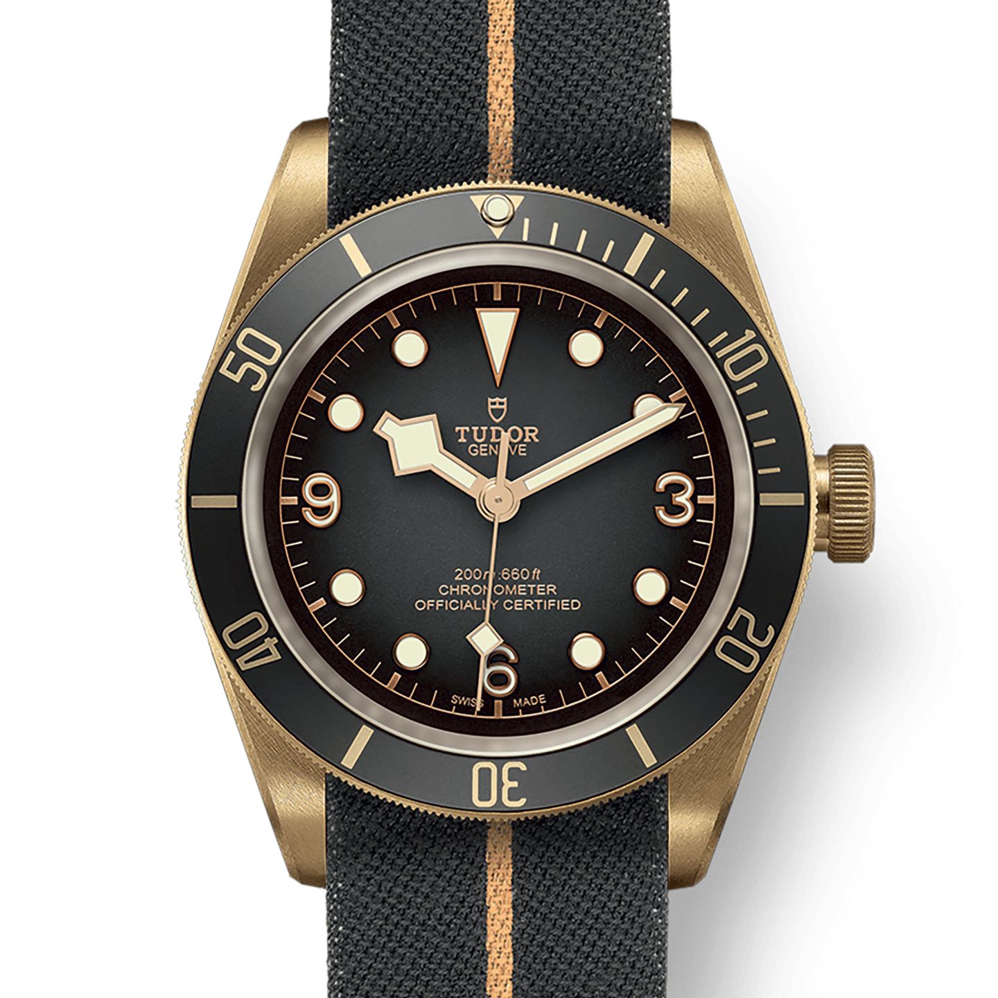 Tudor Black Bay Bronze 79250BA-0002 (2024) - Grijs wijzerplaat 43mm Brons (1/8)