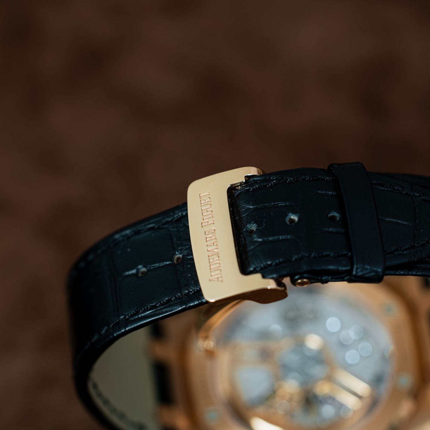 Audemars Piguet Royal Oak Selfwinding 15500OR.OO.D002CR.01 (2021) - Zwart wijzerplaat 41mm Roségoud (3/8)
