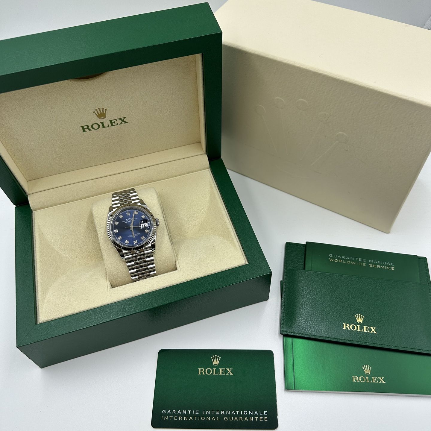 Rolex Datejust 36 126234 (2024) - Blue dial 36 mm Steel case (2/8)