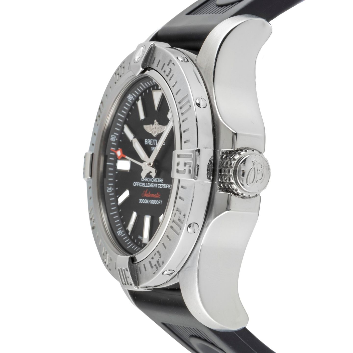 Breitling Avenger II Seawolf A1733110/BC30 (Unknown (random serial)) - Black dial 45 mm Steel case (6/8)