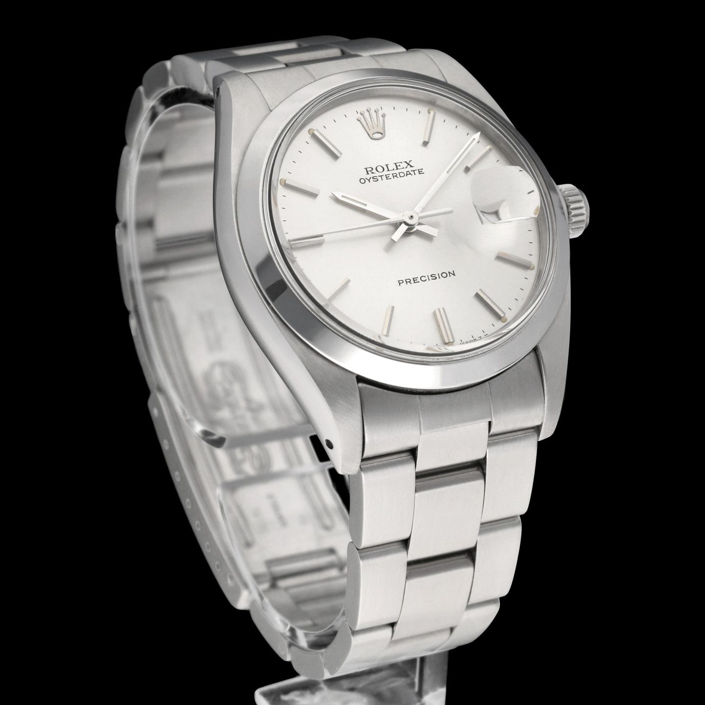 Rolex Oyster Precision 6694 (1984) - Silver dial 34 mm Steel case (3/7)