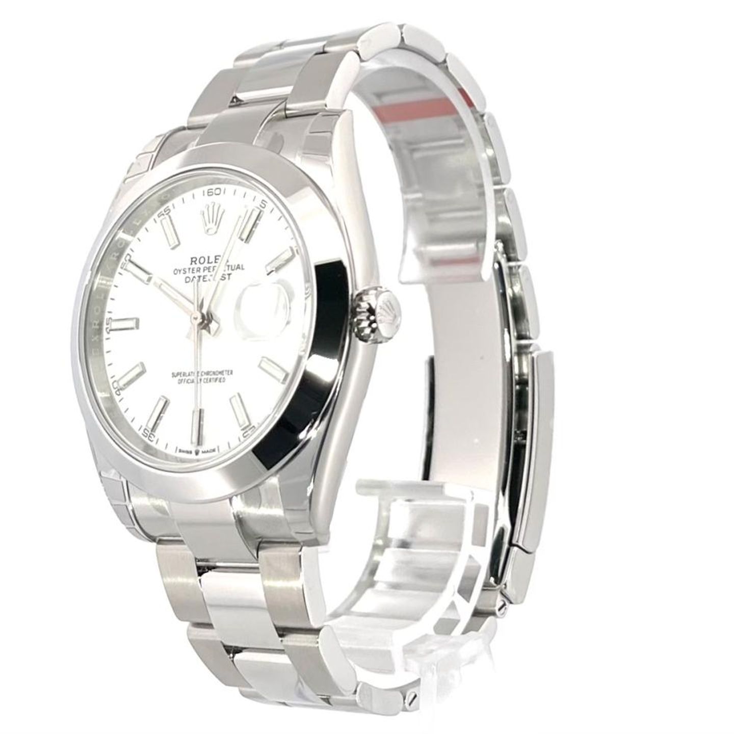Rolex Datejust 41 126300 (2024) - White dial 41 mm Steel case (3/8)