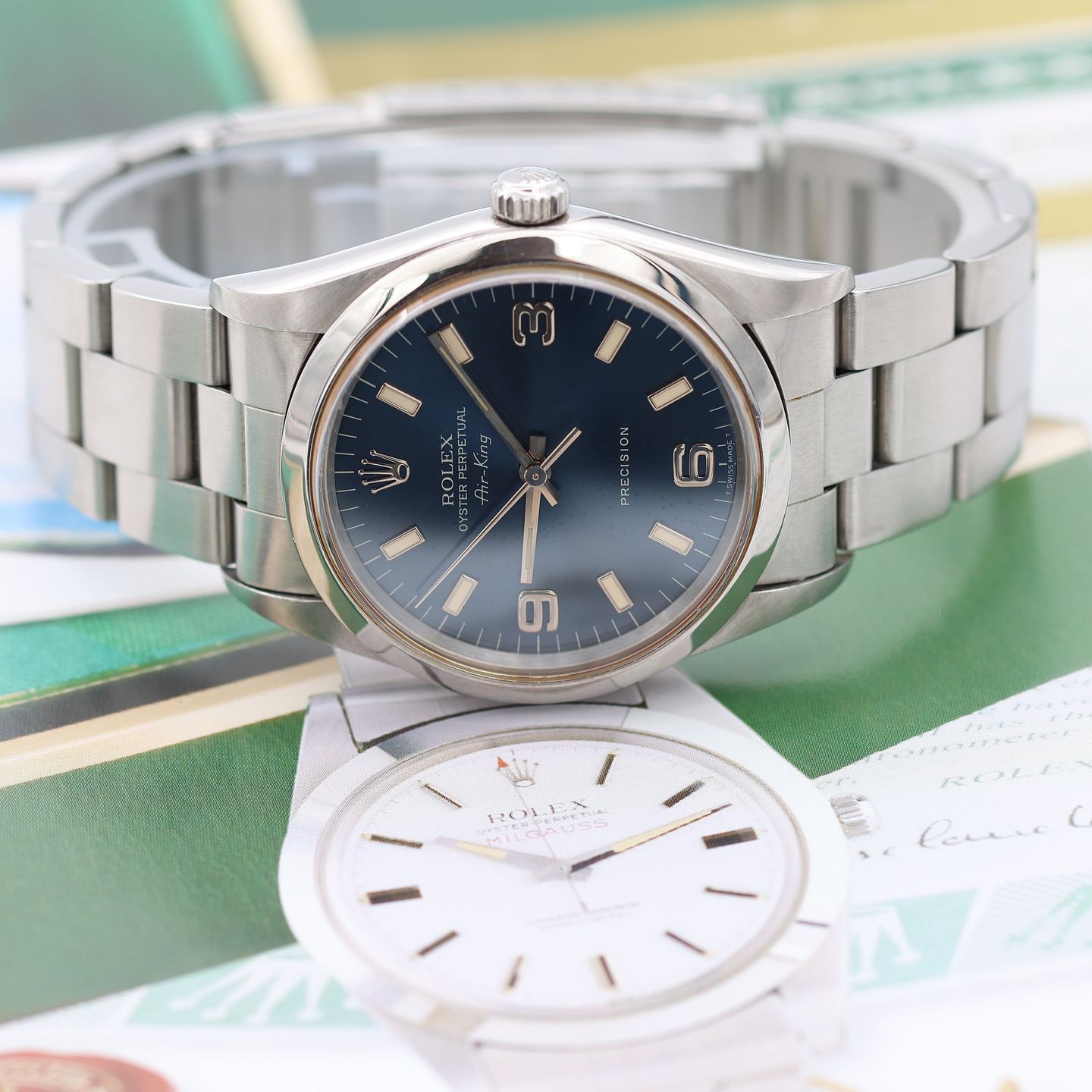 Rolex Air-King 14000 (Unknown (random serial)) - 34 mm Steel case (8/8)