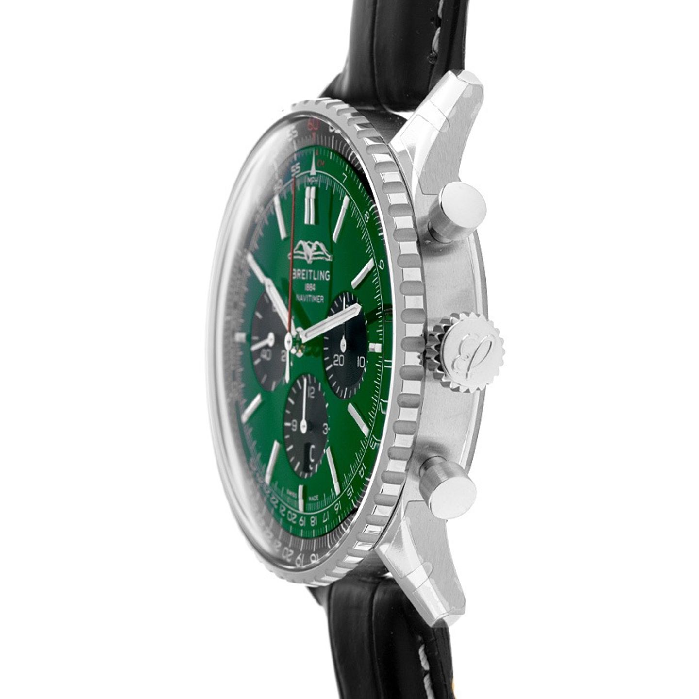 Breitling Navitimer 01 (46 MM) AB0137241L1P1 (2025) - Groen wijzerplaat 46mm Staal (4/7)