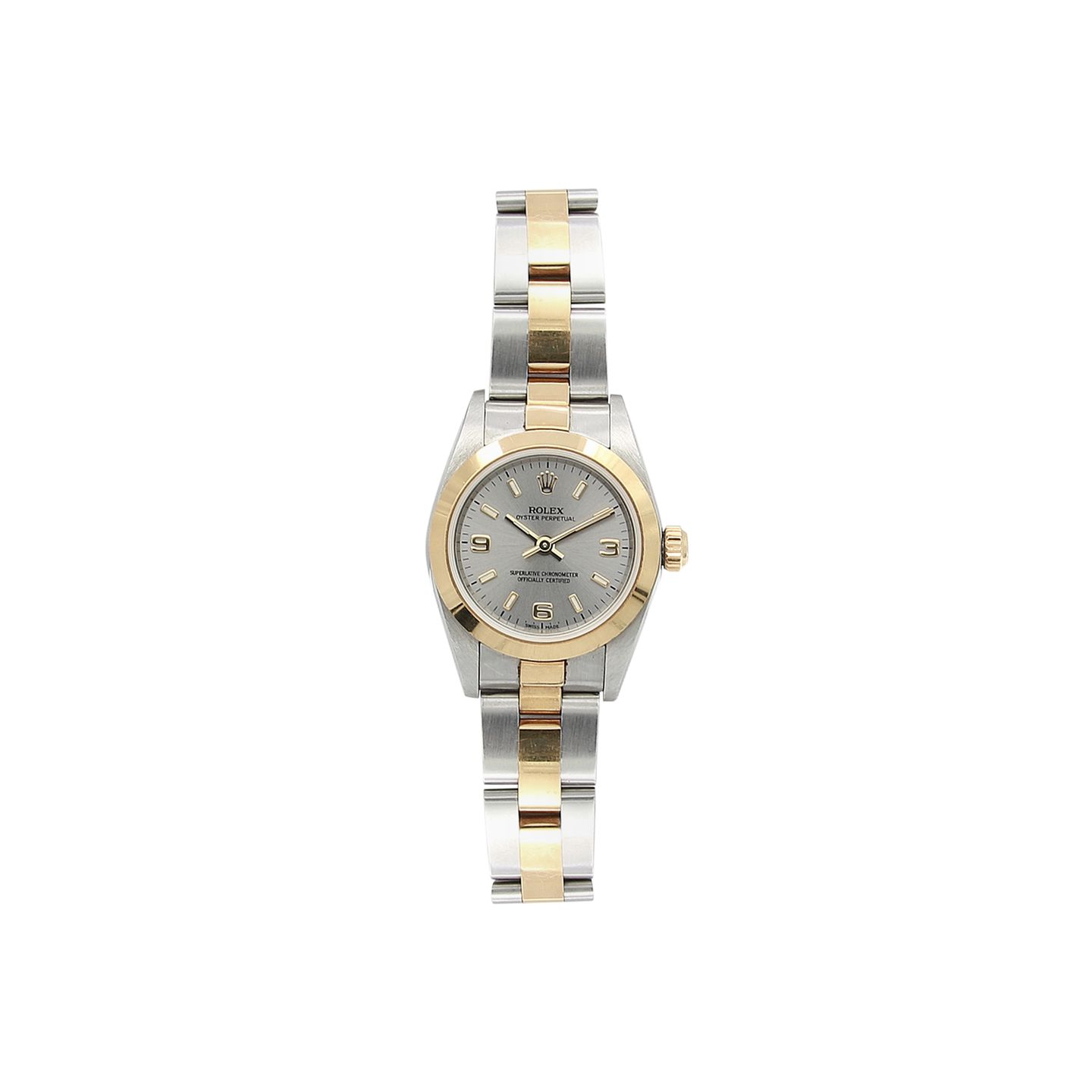 Rolex Oyster Perpetual 76183 (Unknown (random serial)) - Gold/Steel case (1/7)