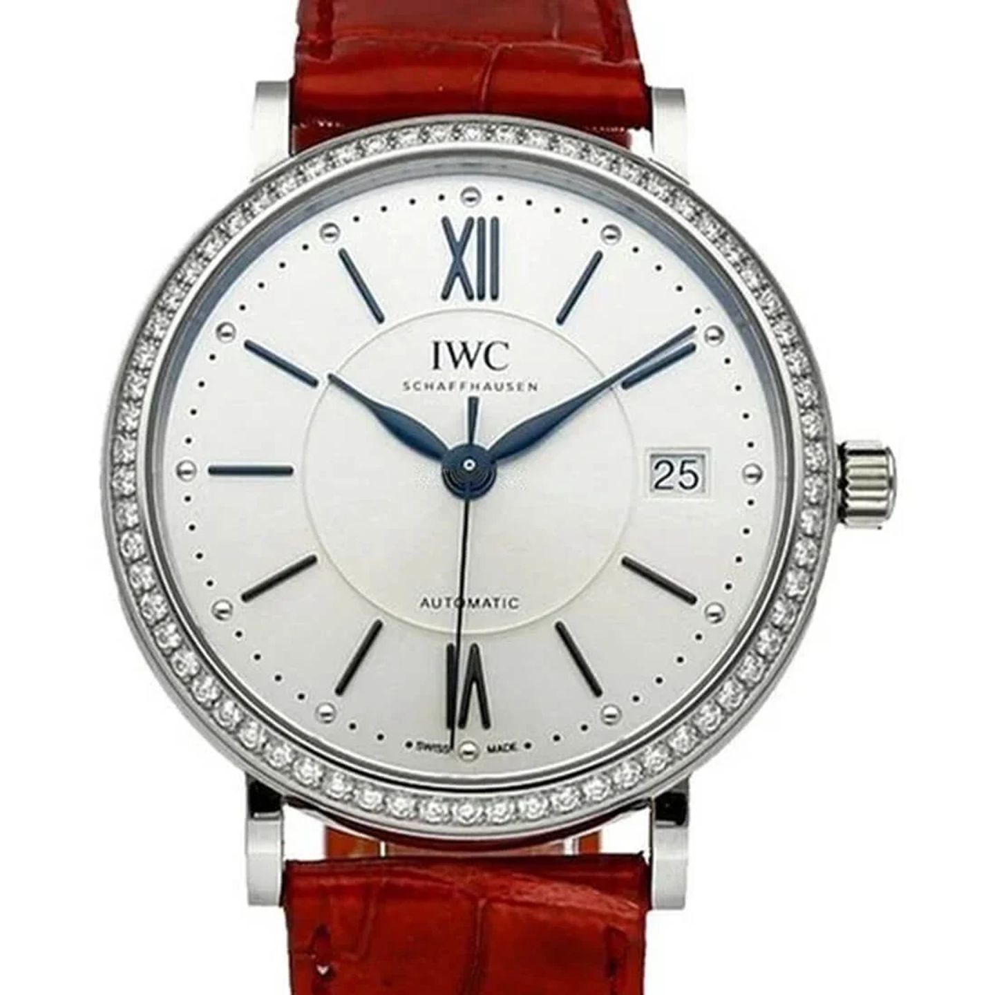 IWC Portofino Automatic IW458109 (2024) - Zilver wijzerplaat 37mm Staal (1/2)