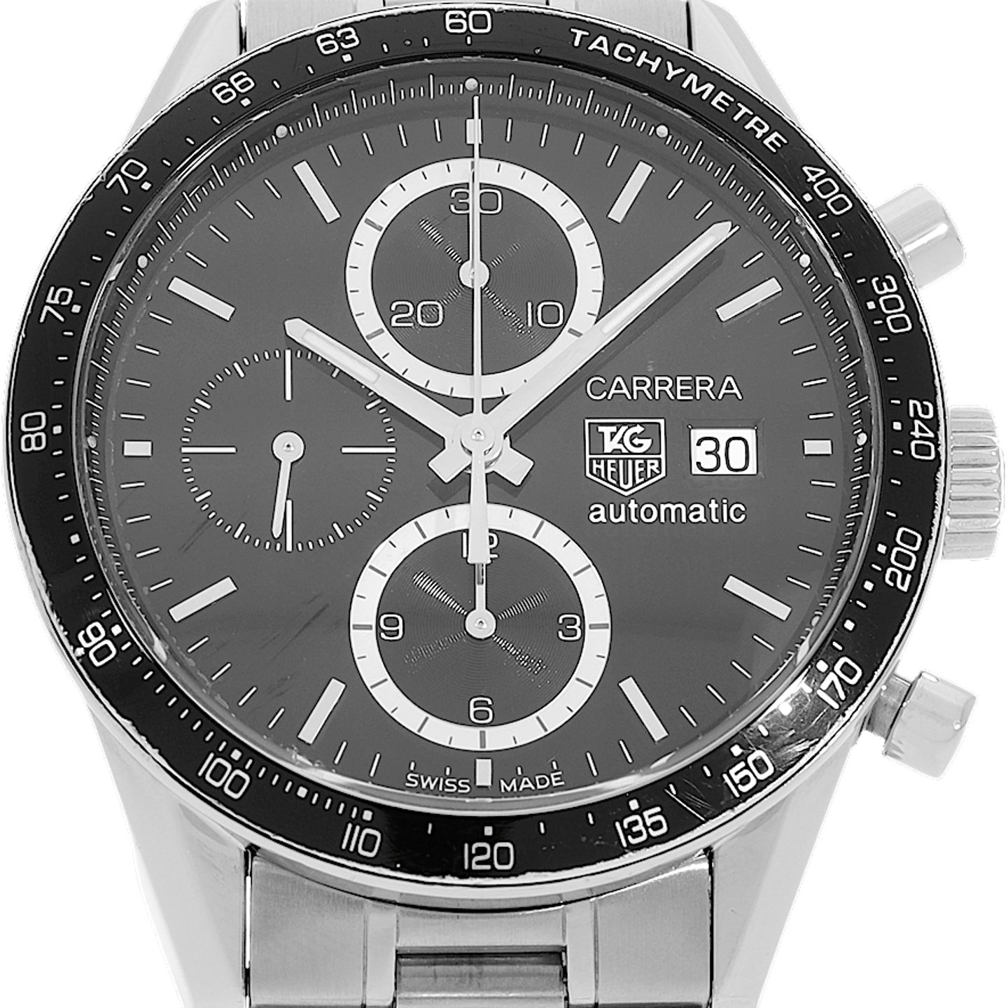TAG Heuer Carrera Calibre 16 CV2010 (2009) - 41mm Staal (2/5)