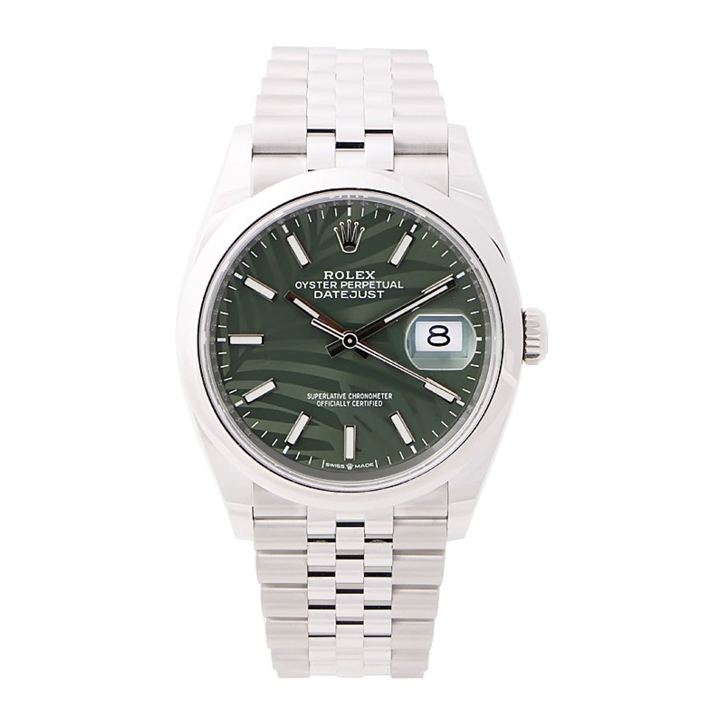 Rolex Datejust 36 126200 (2023) - Green dial 36 mm Steel case (1/4)