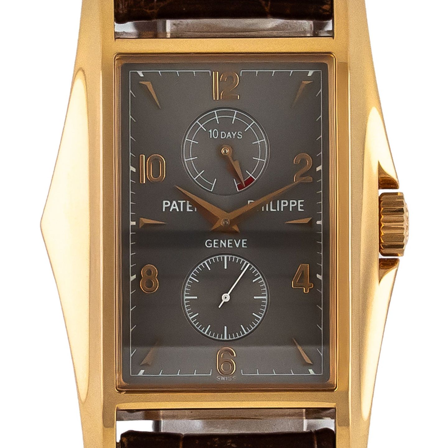Patek Philippe Gondolo 5100R-001 (Unknown (random serial)) - Grey dial 35 mm Rose Gold case (2/8)