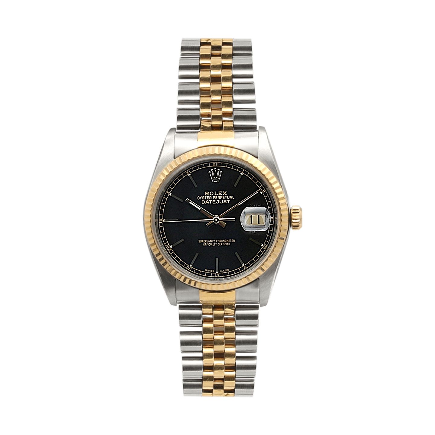 Rolex Datejust 36 16013 (Onbekend (willekeurig serienummer)) - 36mm Goud/Staal (3/7)