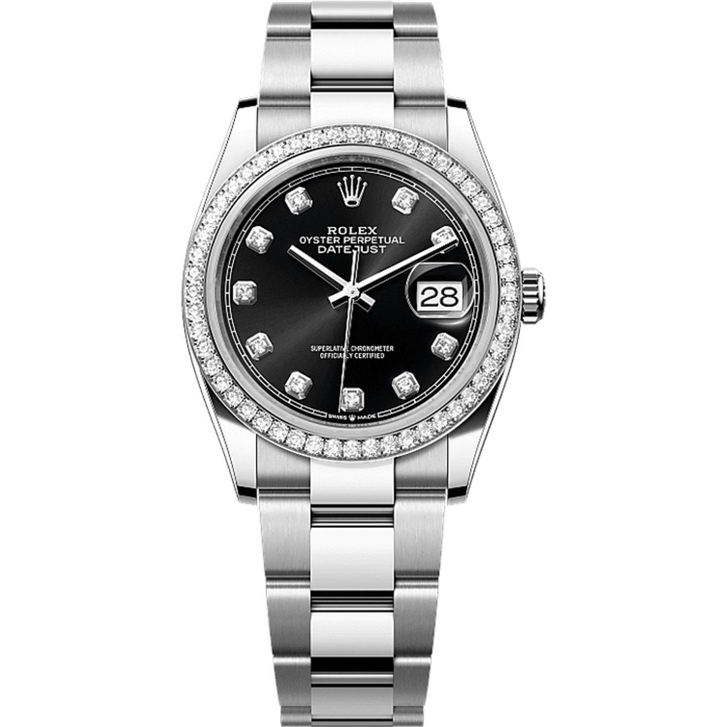 Rolex Datejust 36 126284RBR (2025) - Black dial 36 mm Steel case (1/1)