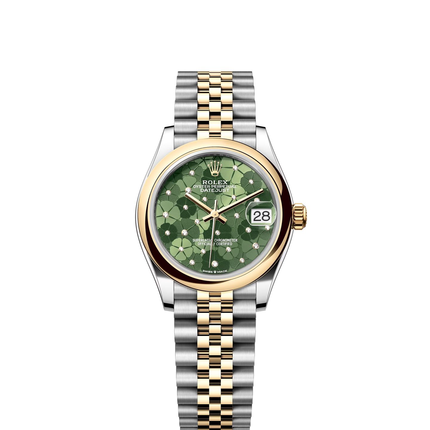 Rolex Datejust 31 278243 (2024) - Groen wijzerplaat 31mm Staal (1/8)