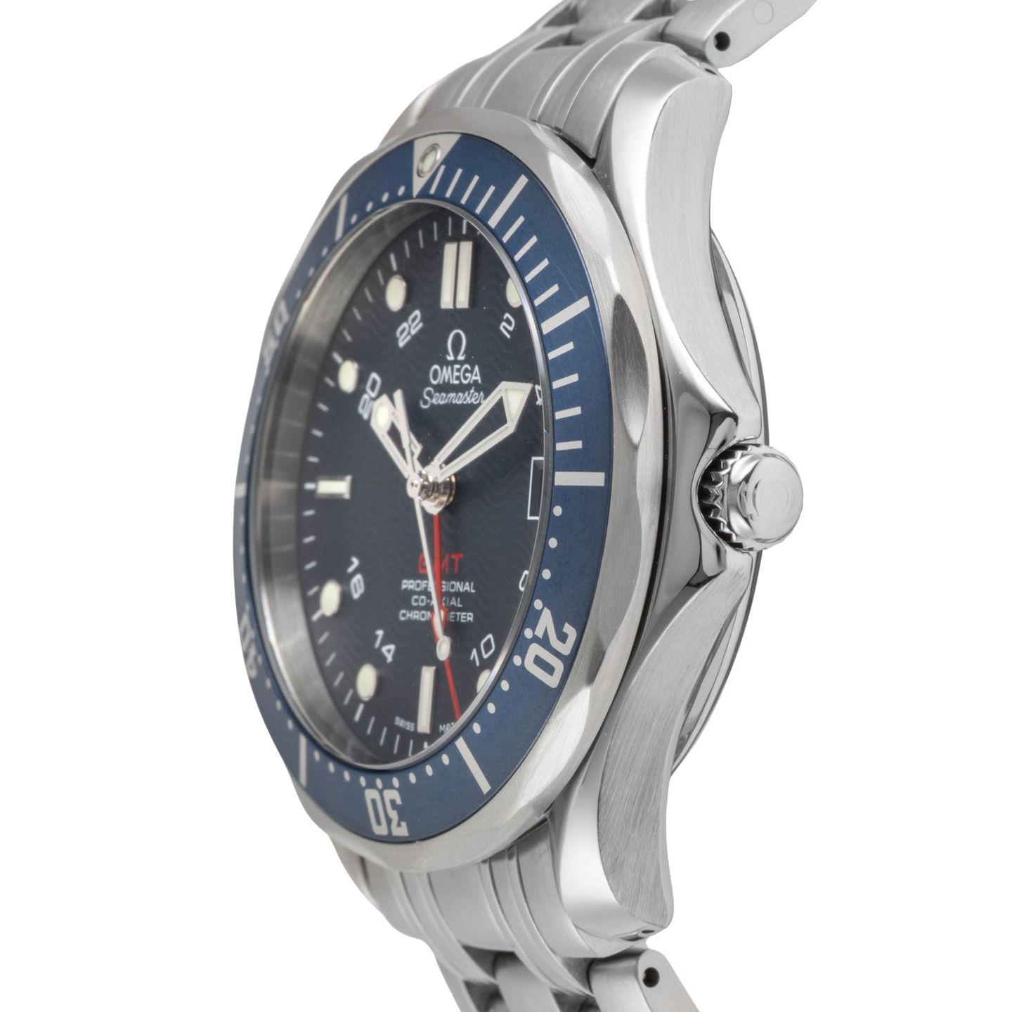 Omega Seamaster Diver 300 M 2535.80.00 (2008) - Blue dial 41 mm Steel case (6/8)
