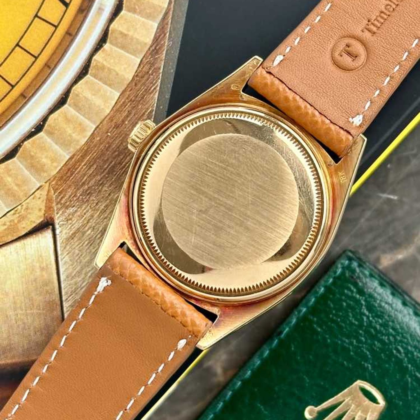 Rolex Day-Date 1803 (1971) - Gold dial 36 mm Yellow Gold case (8/8)