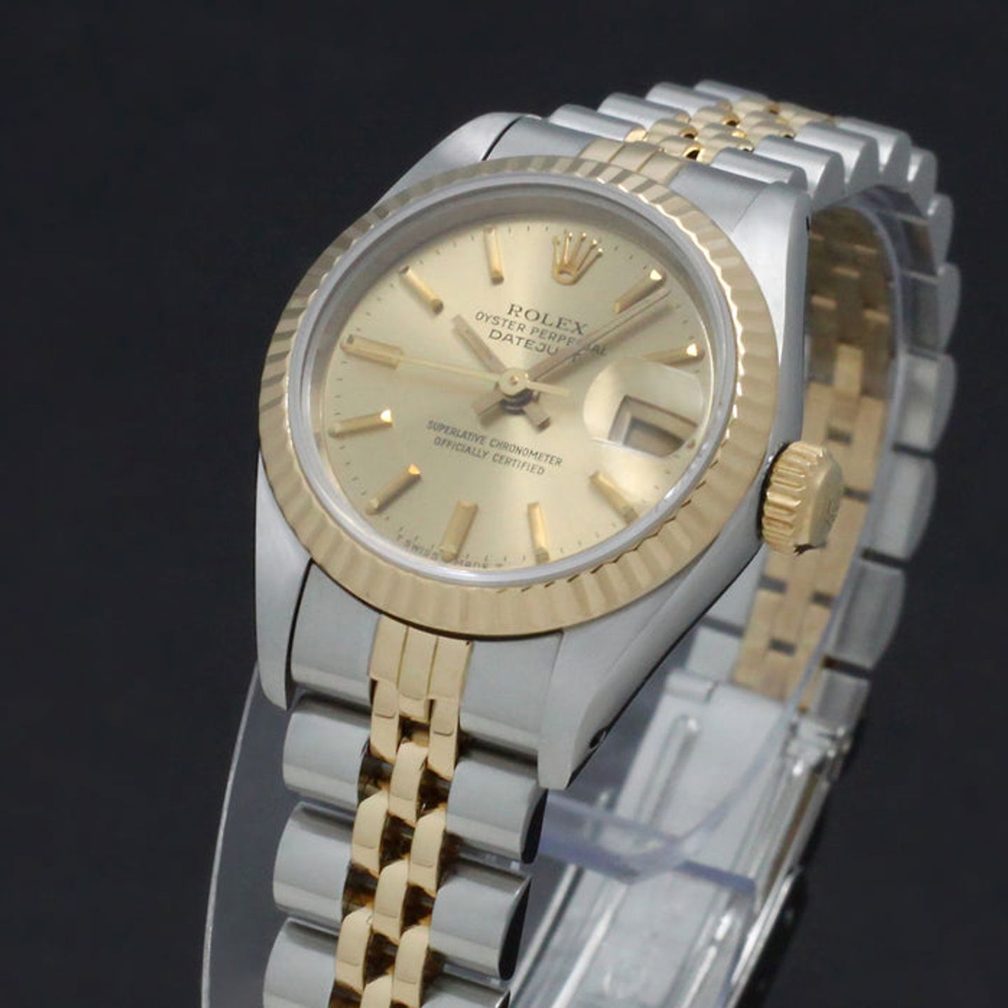 Rolex Lady-Datejust 69173 (1986) - Goud wijzerplaat 26mm Goud/Staal (7/7)