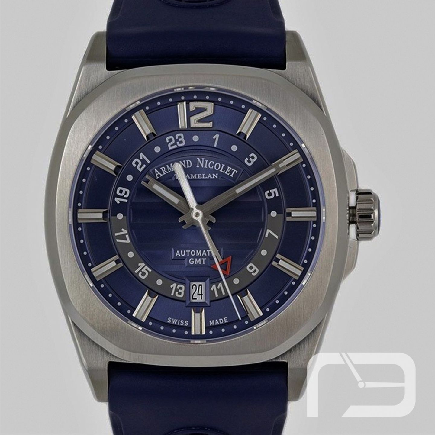 Armand Nicolet J09 A663AAA-BU-GG4710U (2024) - Blue dial 41 mm Steel case (1/5)